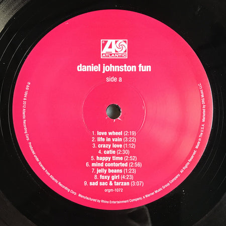 Daniel Johnston : Fun (LP, Album, RSD, Ltd, RE)