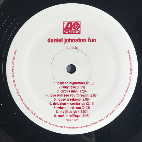 Daniel Johnston : Fun (LP, Album, RSD, Ltd, RE)