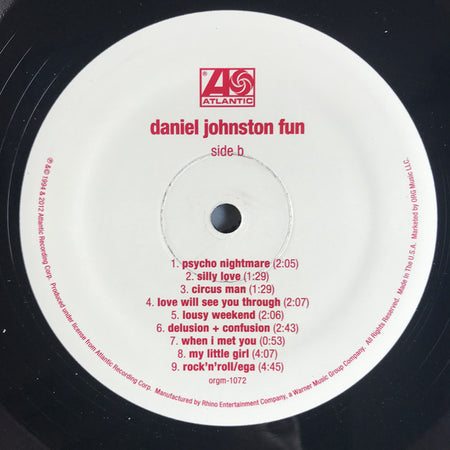 Daniel Johnston : Fun (LP, Album, RSD, Ltd, RE)