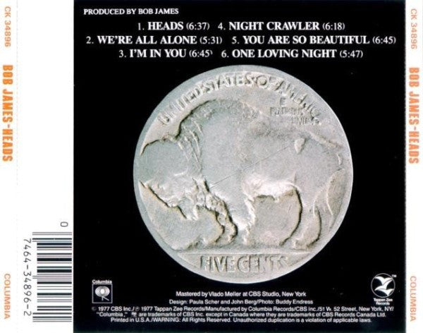 Bob James : Heads (CD, Album, RE)