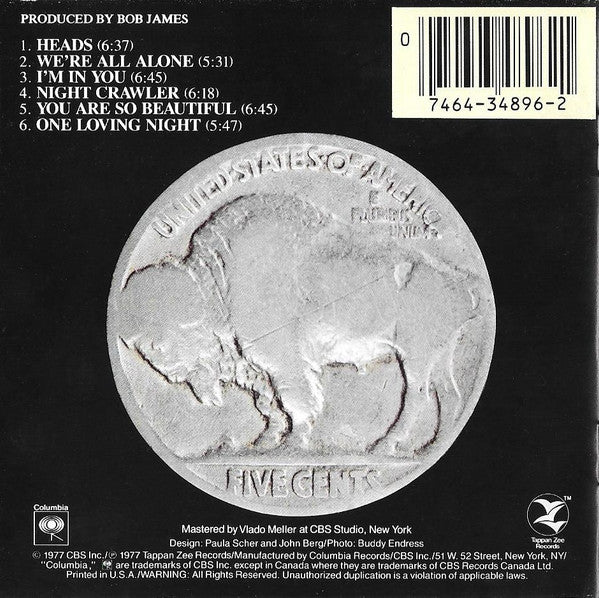 Bob James : Heads (CD, Album, RE)