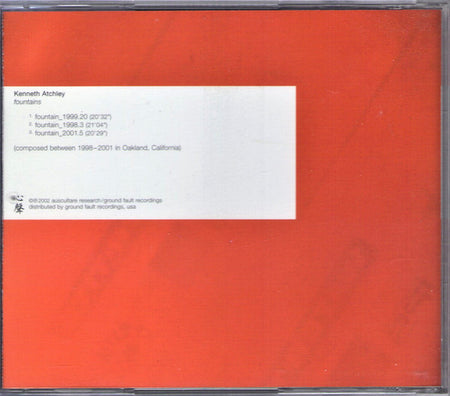 Kenneth Atchley : Fountains (CD)