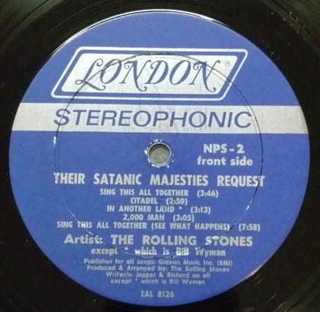 The Rolling Stones : Their Satanic Majesties Request (LP, Album, Len)