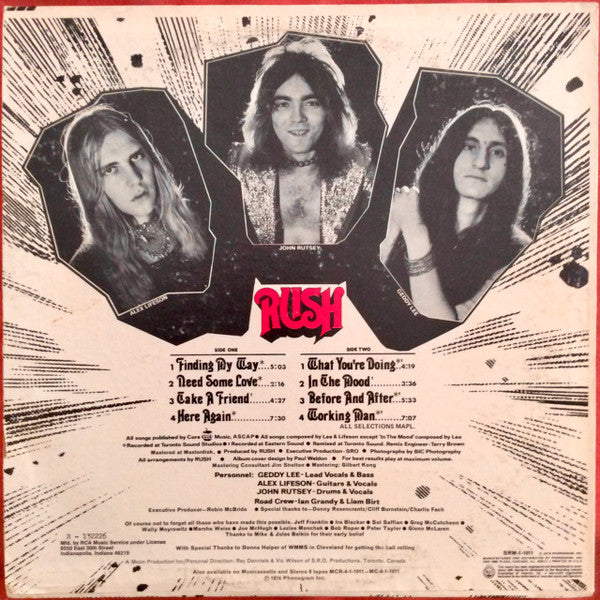 Rush : Rush (LP, Album, Club)