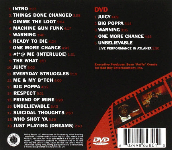The Notorious BIG* : Ready To Die (The Remaster CD And DVD) (CD, Album, RE, RM + DVD-V + O-c)