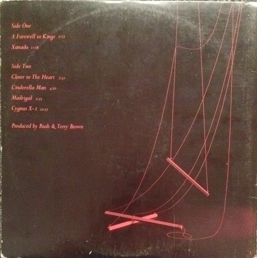 Rush : A Farewell To Kings (LP, Album, RE, Gat)