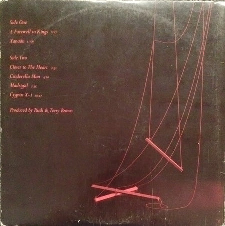 Rush : A Farewell To Kings (LP, Album, RE, Gat)