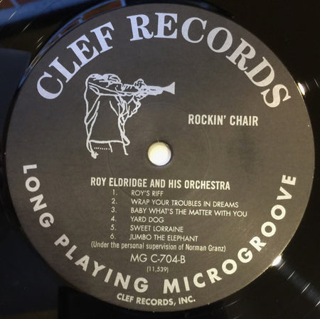 Roy Eldridge And His Orchestra : Rockin' Chair (LP, Album, Mono, RE, RM, 180)