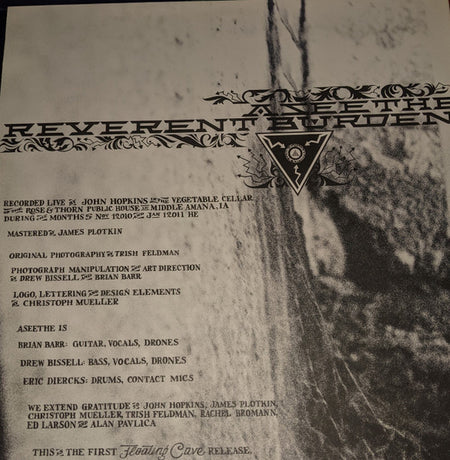 Aseethe : Reverent Burden (LP)