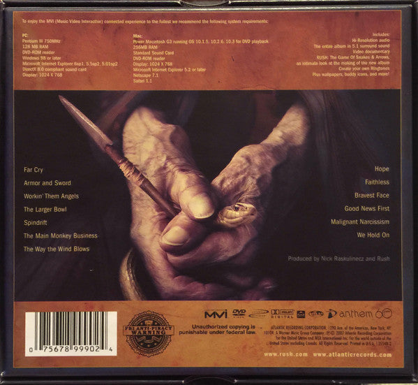 Rush : Snakes & Arrows (Box + DVD-V, Album, Enh, Multichannel, NTSC, MVI)