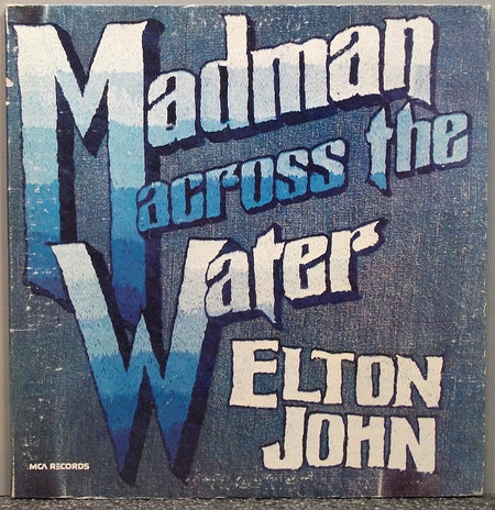 Elton John : Madman Across The Water (LP, Album, RE, Gat)