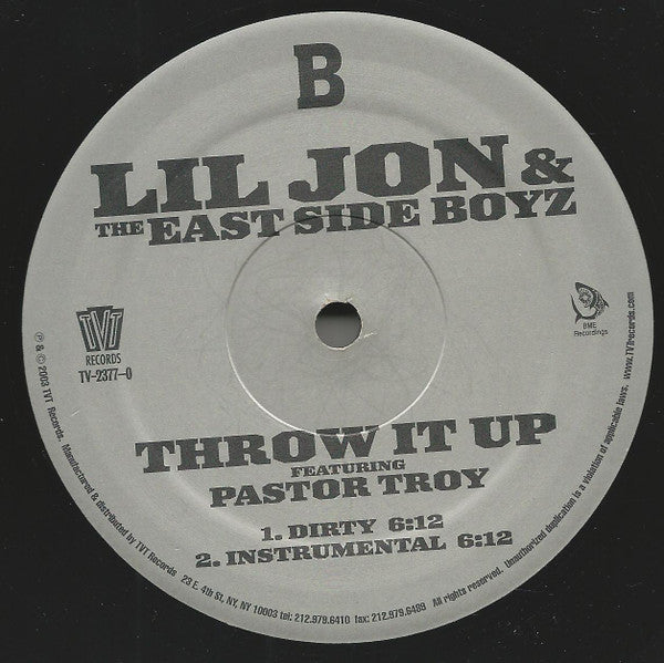 Lil' Jon & The East Side Boyz : Get Low (12")