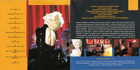 Madonna : I'm Breathless (Music From And Inspired By The Film Dick Tracy) (CD, Album, Club)