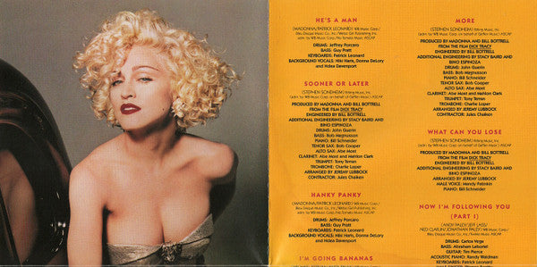 Madonna : I'm Breathless (Music From And Inspired By The Film Dick Tracy) (CD, Album, Club)