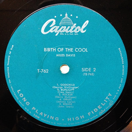 Miles Davis : Birth Of The Cool (LP, Album, Comp, Mono, Scr)