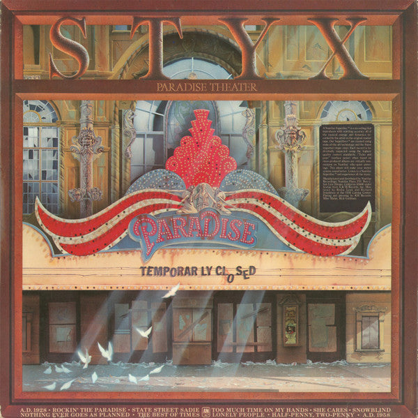 Styx : Paradise Theatre (LP, Album, Gat)