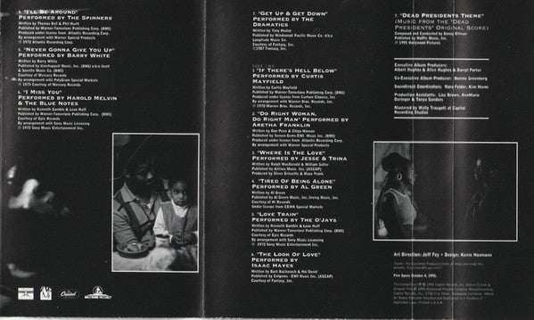 Various : Music From The Motion Picture Dead Presidents (Cass, Comp)