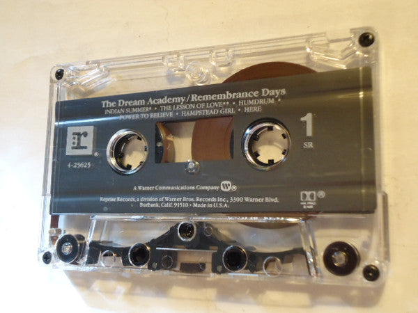 The Dream Academy : Remembrance Days (Cass, Album, SR,)