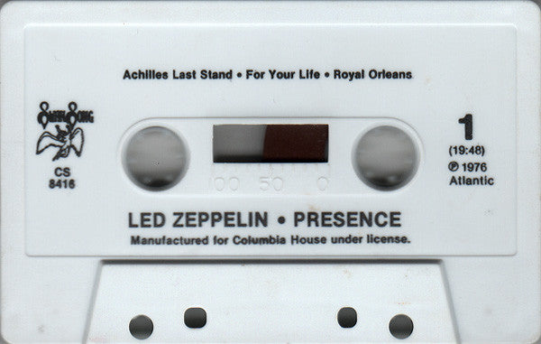 Led Zeppelin : Presence (Cass, Album, Club)