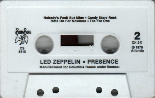 Led Zeppelin : Presence (Cass, Album, Club)