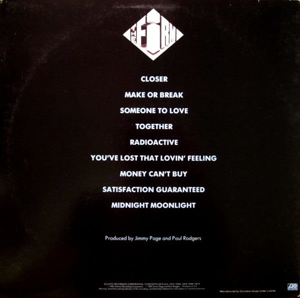 The Firm (7) : The Firm (LP, Album, Club, Car)