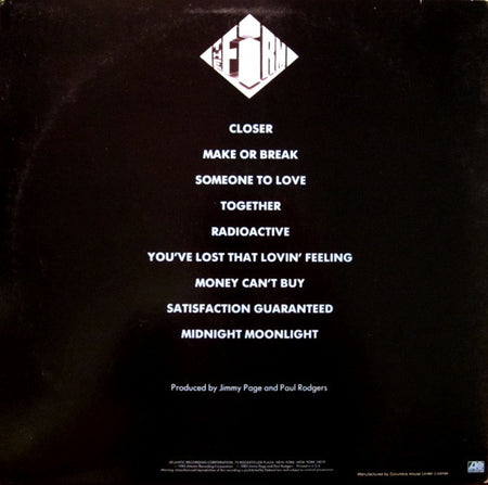 The Firm (7) : The Firm (LP, Album, Club, Car)