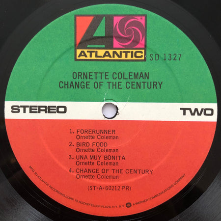 Ornette Coleman : Change Of The Century (LP, Album, RE, PR )