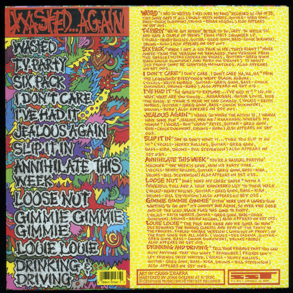 Black Flag : Wasted...Again (LP, Comp, RP)