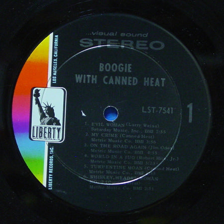 Canned Heat : Boogie With Canned Heat (LP, Album, Ind)