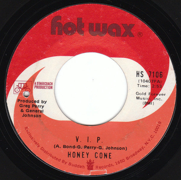 Honey Cone : Stick - Up / V.I.P.  (7", Styrene, Ter)