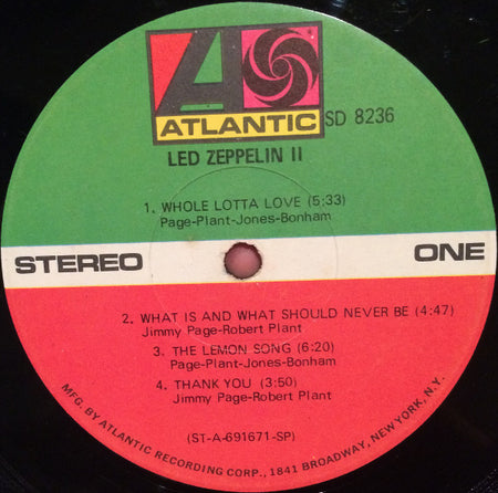 Led Zeppelin : Led Zeppelin II (LP, Album, RL )