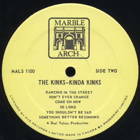 The Kinks : Kinda Kinks (LP, Album, RE)