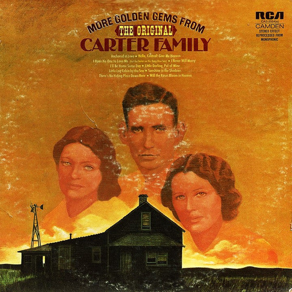 The Carter Family : More Golden  Gems From The Original Carter Family (LP, Album)