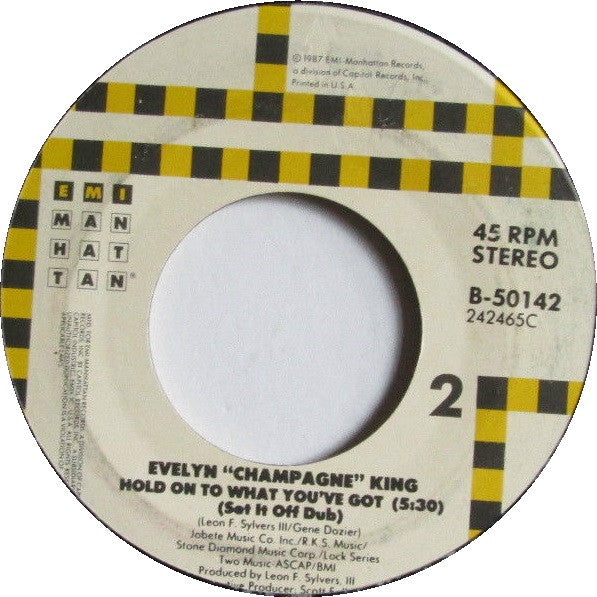 Evelyn King : Hold On To What You've Got (7", Single)