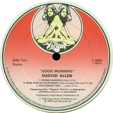 Daevid Allen & Euterpe (2) : Good Morning (LP, Album)