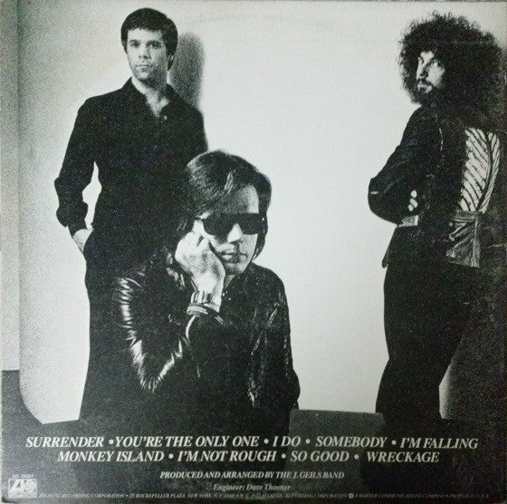 The J. Geils Band : Monkey Island (LP, Album, PR )