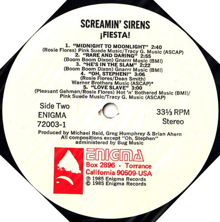 ¡Screamin' Sirens!* : ¡Fiesta! (LP, Album)