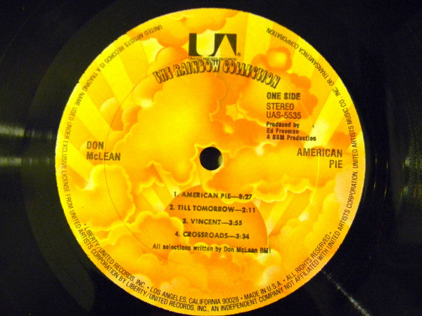 Don McLean : American Pie (LP, Album, RE)