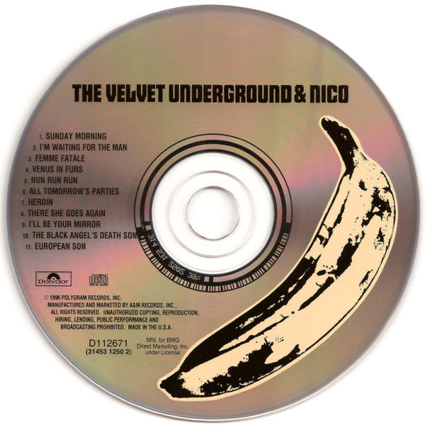 The Velvet Underground & Nico (3) : The Velvet Underground & Nico (CD, Album, Club, RE, RM)