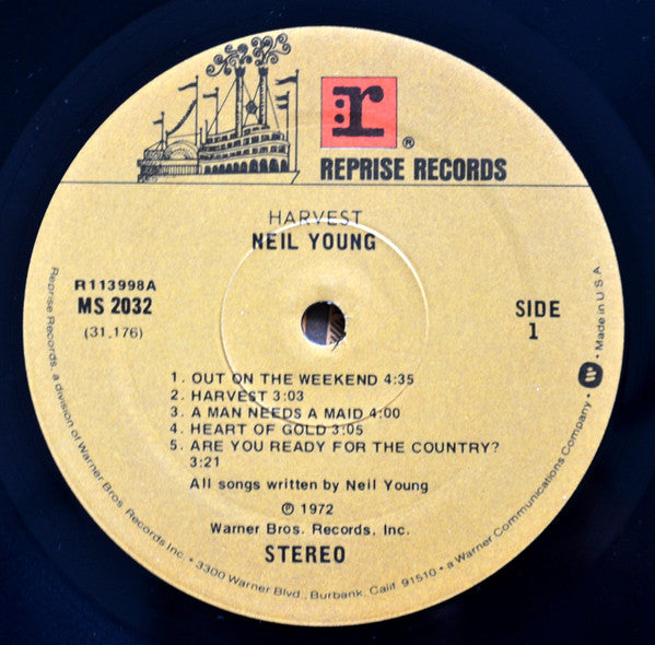 Neil Young : Harvest (LP, Album, Club, RE, Gat)