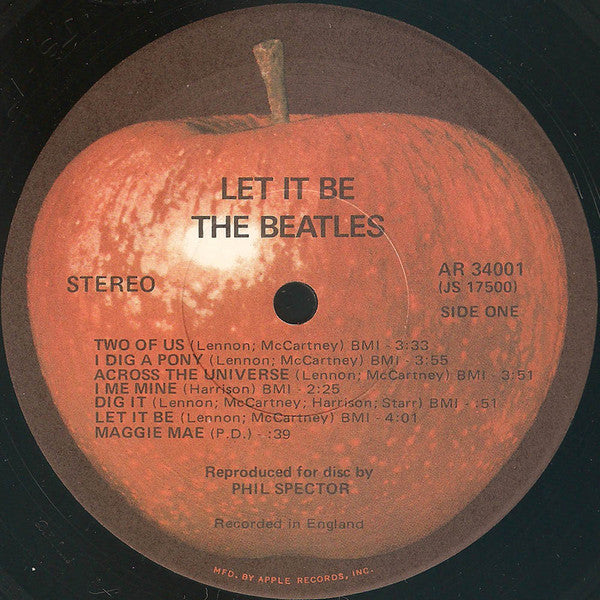 The Beatles : Let It Be (LP, Album, Jac)