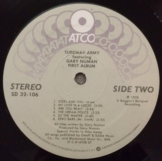 Tubeway Army Featuring Gary Numan : First Album (LP, Album, Spe)