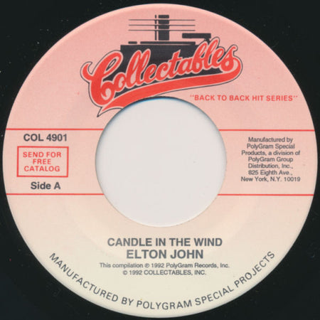 Elton John : Candle In The Wind / Levon (7", Single, RE)