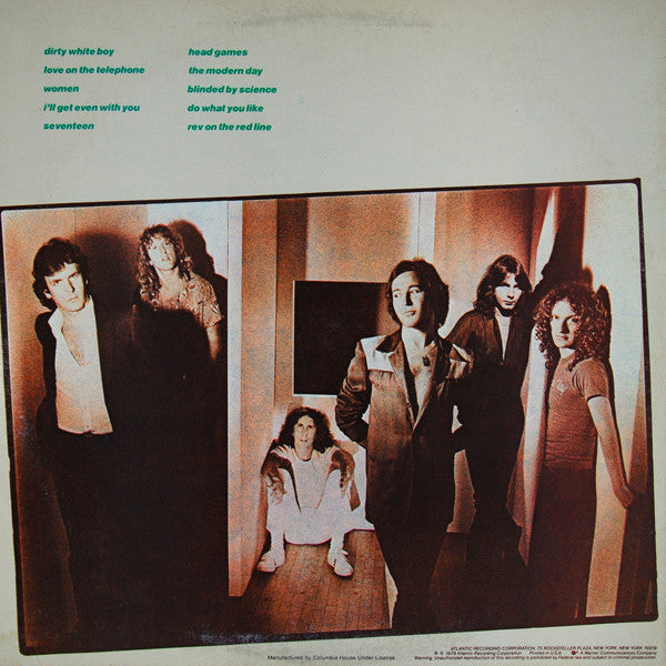 Foreigner : Head Games (LP, Album, Club, San)