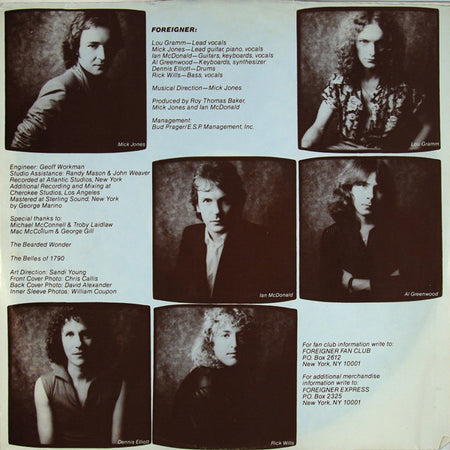 Foreigner : Head Games (LP, Album, Club, San)