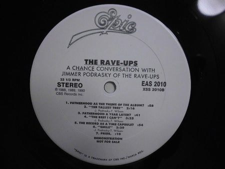 The Rave-Ups : A Chance Conversation With Jimmer Podrasky Of The Rave-Ups (LP, Promo)