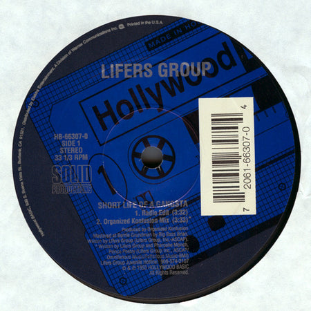 Lifers Group : Short Life Of A Gangsta (12")
