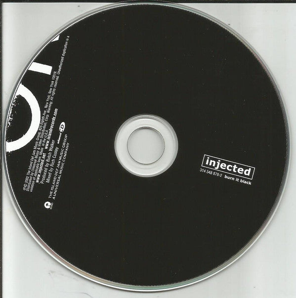 Injected : Burn It Black (CD, Album, Enh, Dig)