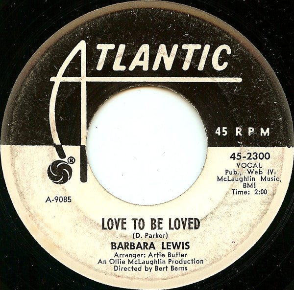 Barbara Lewis : Make Me Your Baby / Love To Be Loved (7", Single, Promo)