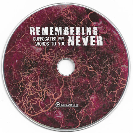 Remembering Never : Suffocates My Words To You (CD, Album, RE)